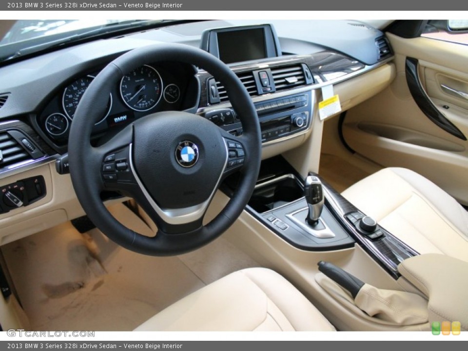 Veneto Beige Interior Prime Interior for the 2013 BMW 3 Series 328i xDrive Sedan #76813932