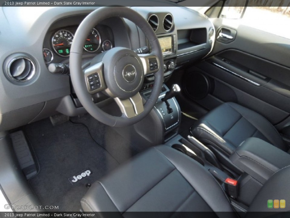 Dark Slate Gray 2013 Jeep Patriot Interiors