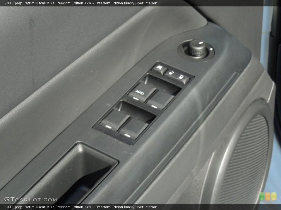 Freedom Edition Black/Silver Interior Controls for the 2013 Jeep Patriot Oscar Mike Freedom Edition 4x4 #76815261