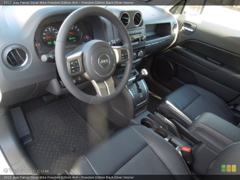 Freedom Edition Black/Silver 2013 Jeep Patriot Interiors