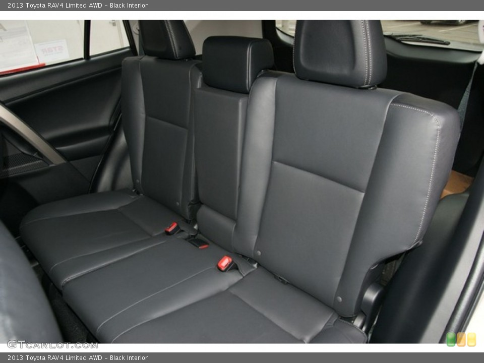 Black Interior Rear Seat for the 2013 Toyota RAV4 Limited AWD #76815747