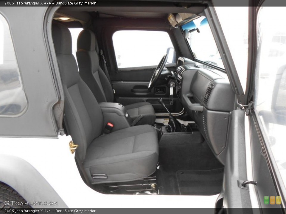 Dark Slate Gray Interior Photo for the 2006 Jeep Wrangler X 4x4 #76816338