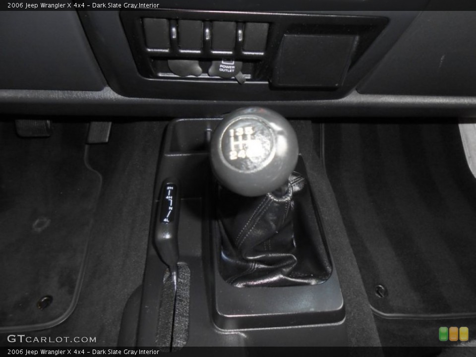 Dark Slate Gray Interior Transmission for the 2006 Jeep Wrangler X 4x4 #76816494
