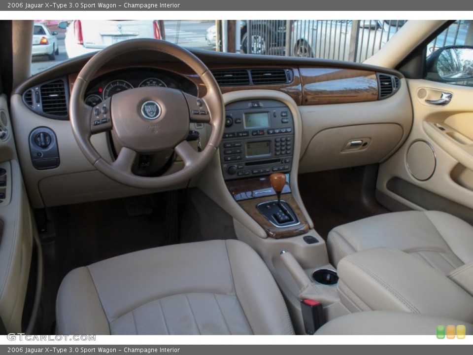 Champagne Interior Prime Interior for the 2006 Jaguar X-Type 3.0 Sport Wagon #76818633