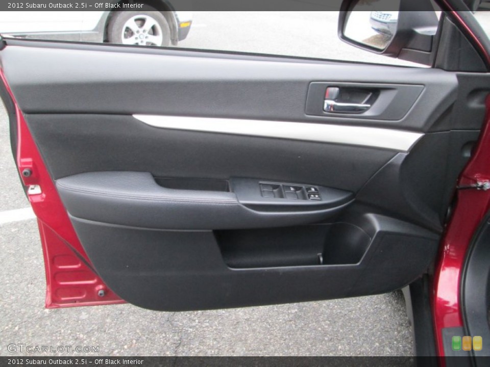 Off Black Interior Door Panel for the 2012 Subaru Outback 2.5i #76818708