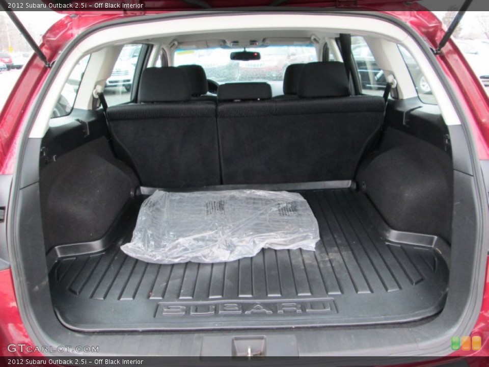 Off Black Interior Trunk for the 2012 Subaru Outback 2.5i #76818862
