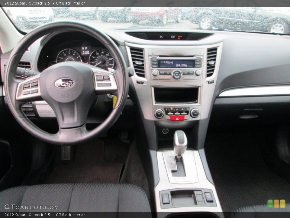 Off Black Interior Dashboard for the 2012 Subaru Outback 2.5i #76818909
