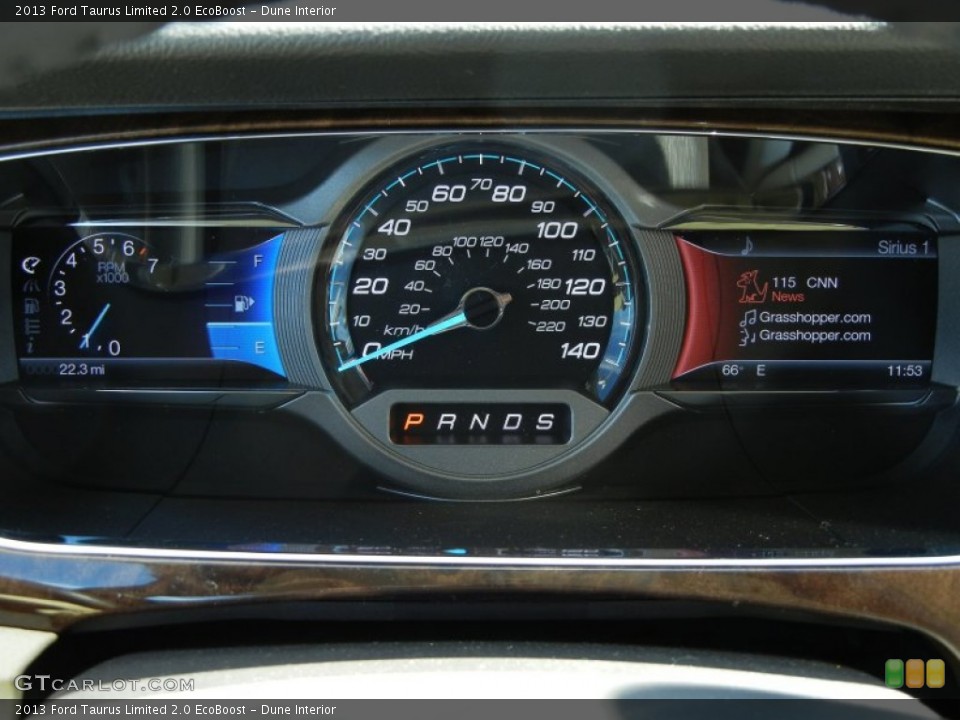Dune Interior Gauges for the 2013 Ford Taurus Limited 2.0 EcoBoost #76819243