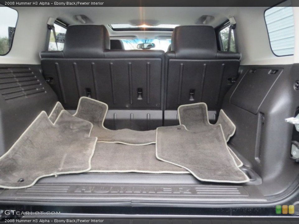 Ebony Black/Pewter Interior Trunk for the 2008 Hummer H3 Alpha #76819308