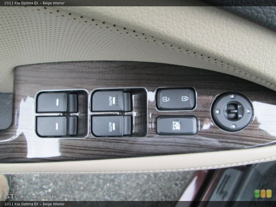 Beige Interior Controls for the 2011 Kia Optima EX #76819422