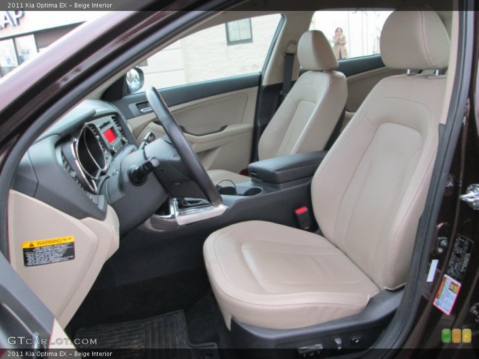 Beige Interior Front Seat for the 2011 Kia Optima EX #76819446