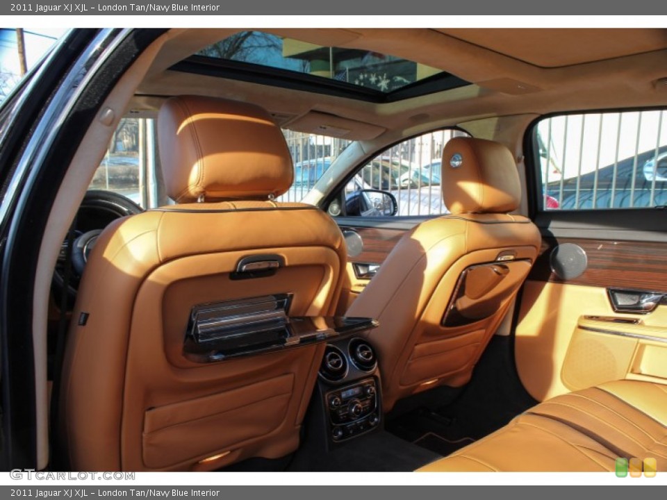 London Tan/Navy Blue Interior Photo for the 2011 Jaguar XJ XJL #76819614
