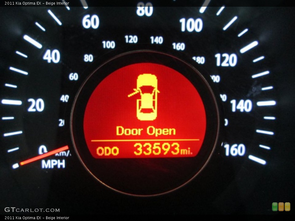 Beige Interior Gauges for the 2011 Kia Optima EX #76819737