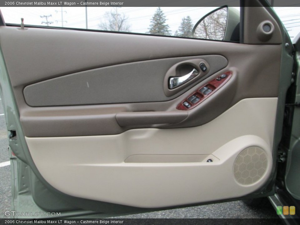 Cashmere Beige Interior Door Panel for the 2006 Chevrolet Malibu Maxx LT Wagon #76820073