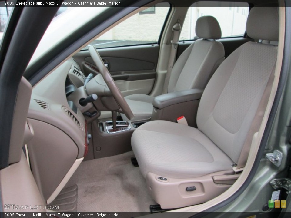 Cashmere Beige Interior Front Seat for the 2006 Chevrolet Malibu Maxx LT Wagon #76820121