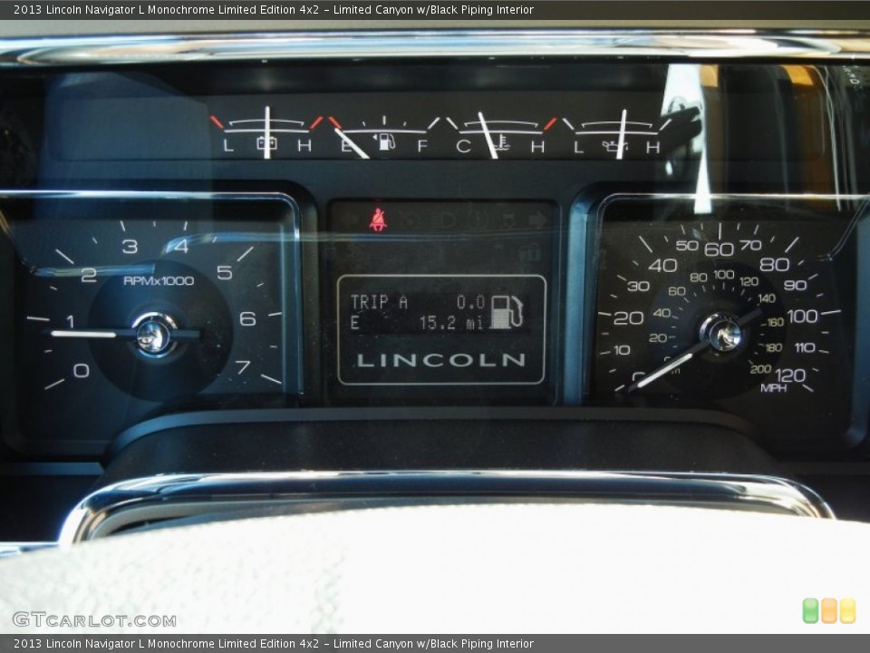 Limited Canyon w/Black Piping Interior Gauges for the 2013 Lincoln Navigator L Monochrome Limited Edition 4x2 #76820242