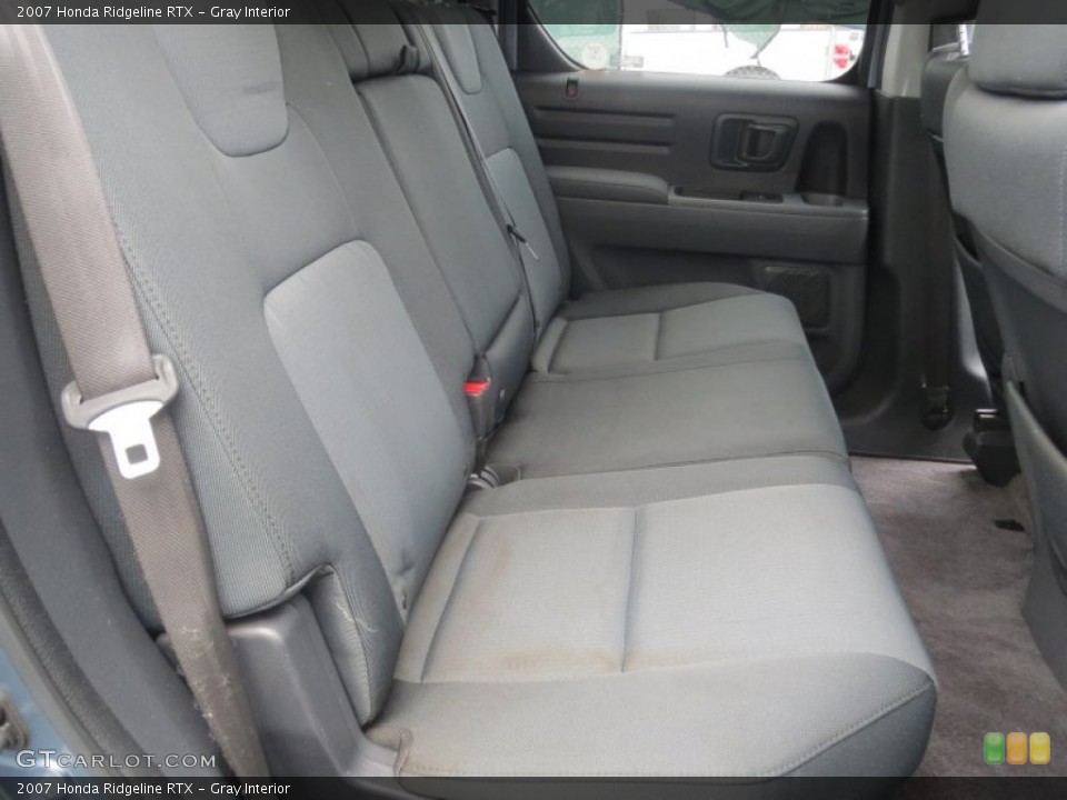 Gray Interior Rear Seat for the 2007 Honda Ridgeline RTX #76820420