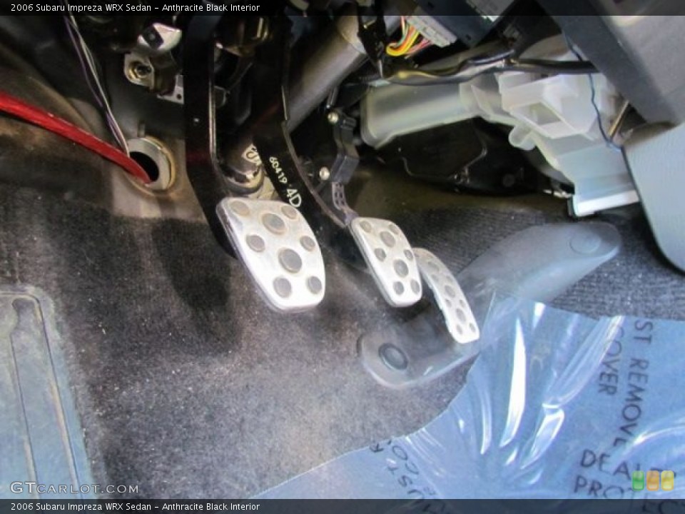Anthracite Black Interior Controls for the 2006 Subaru Impreza WRX Sedan #76820631