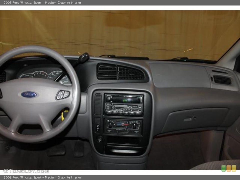 Medium Graphite Interior Dashboard for the 2003 Ford Windstar Sport #76820822