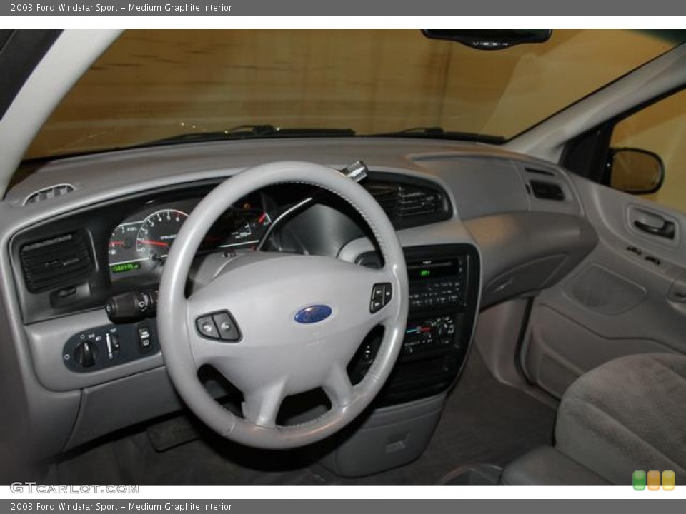 Medium Graphite Interior Dashboard for the 2003 Ford Windstar Sport #76820841