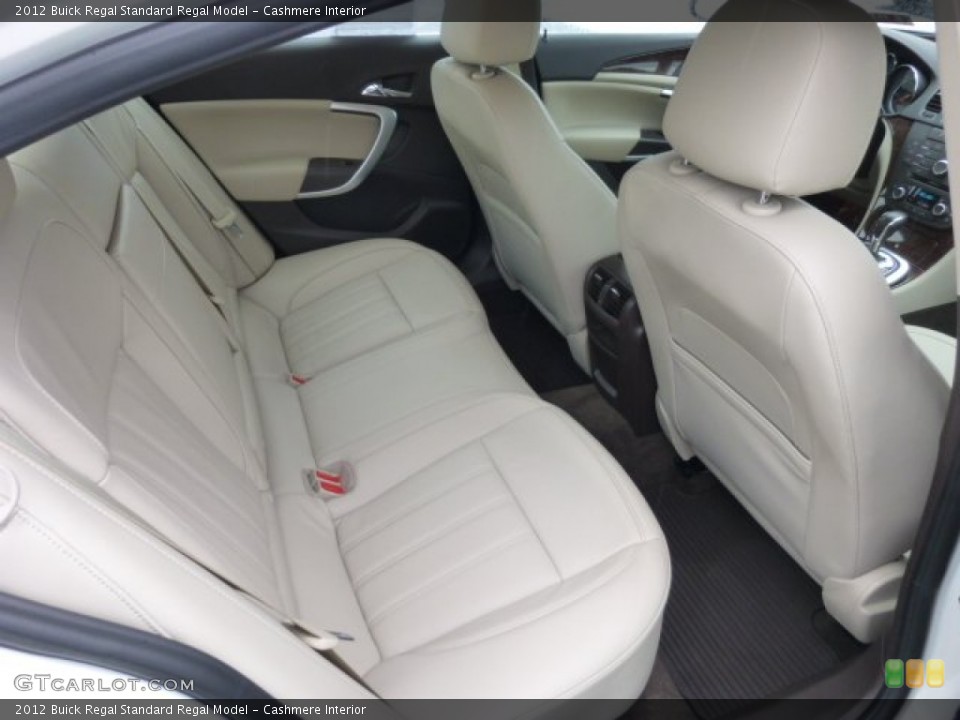 Cashmere Interior Rear Seat for the 2012 Buick Regal  #76820889