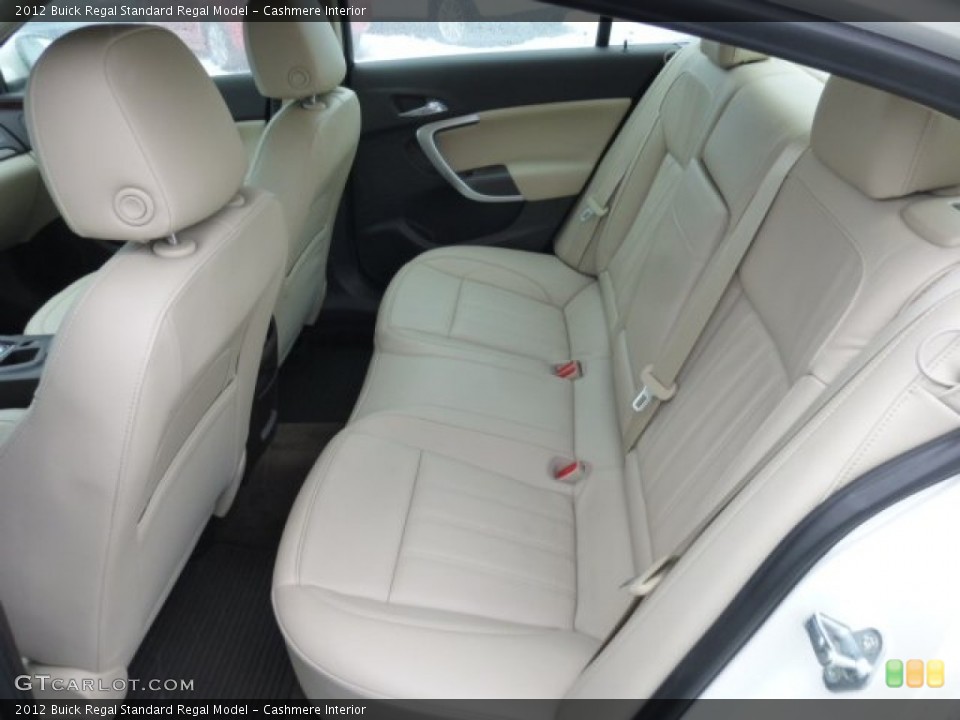 Cashmere Interior Rear Seat for the 2012 Buick Regal  #76820915