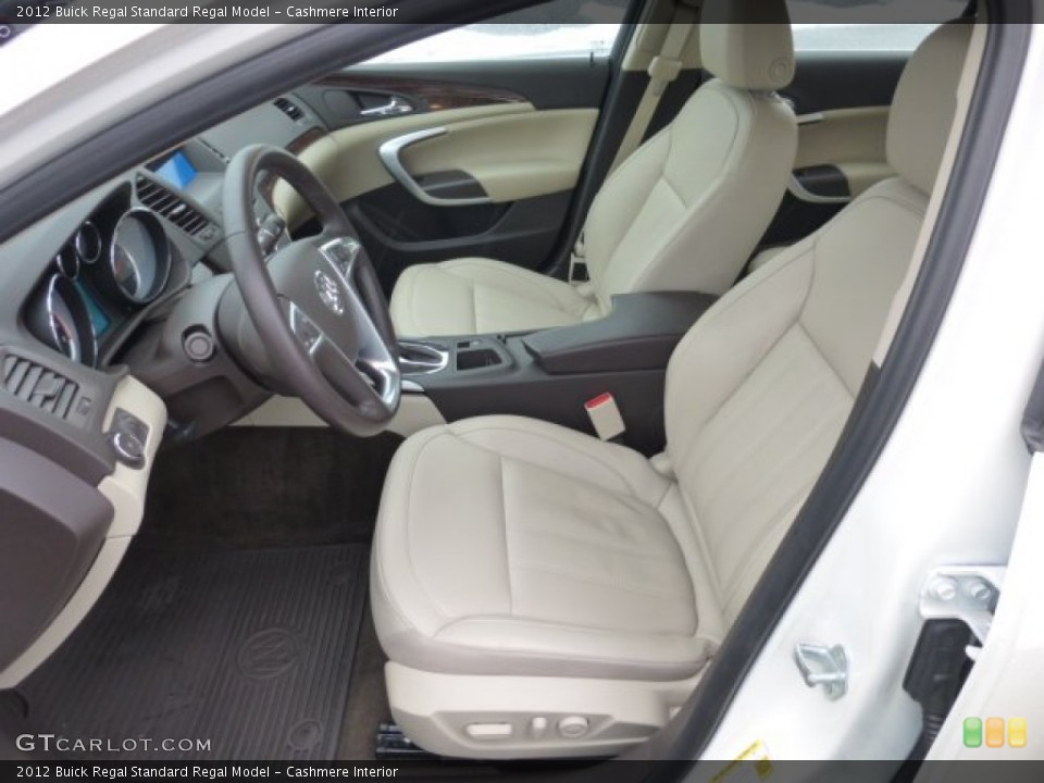 Cashmere Interior Front Seat for the 2012 Buick Regal  #76820961