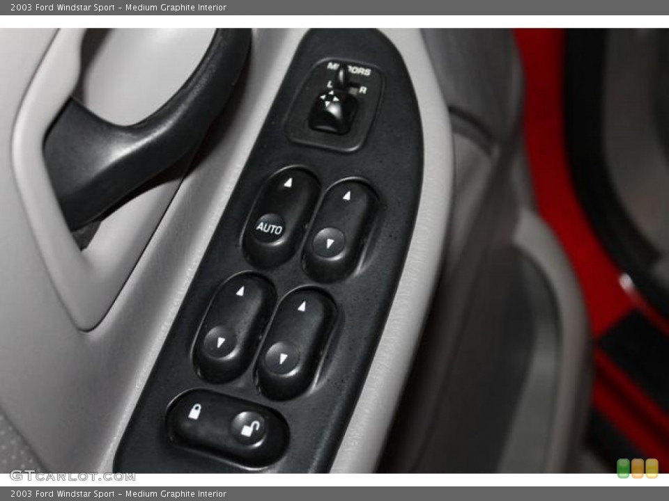 Medium Graphite Interior Controls for the 2003 Ford Windstar Sport #76821099