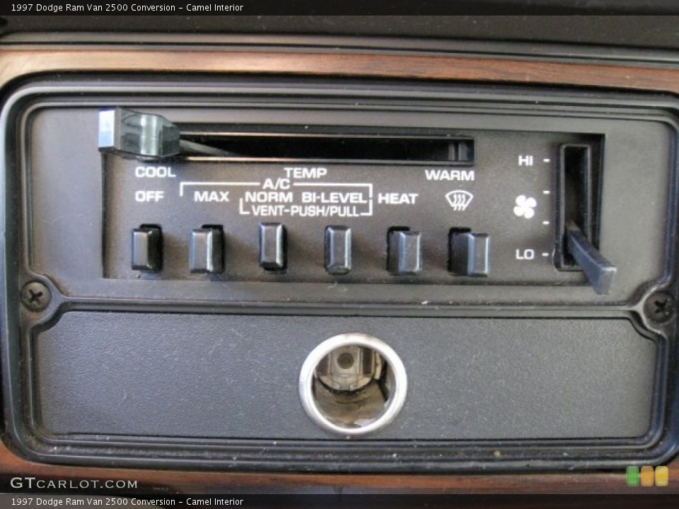 Camel Interior Controls for the 1997 Dodge Ram Van 2500 Conversion #76821678