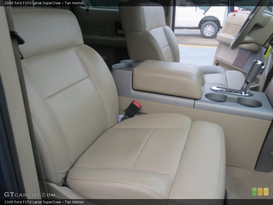 Tan Interior Front Seat for the 2006 Ford F150 Lariat SuperCrew #76822347