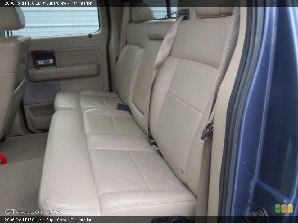 Tan Interior Rear Seat for the 2006 Ford F150 Lariat SuperCrew #76822469