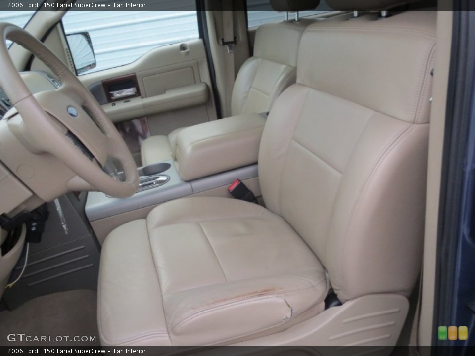 Tan Interior Front Seat for the 2006 Ford F150 Lariat SuperCrew #76822551