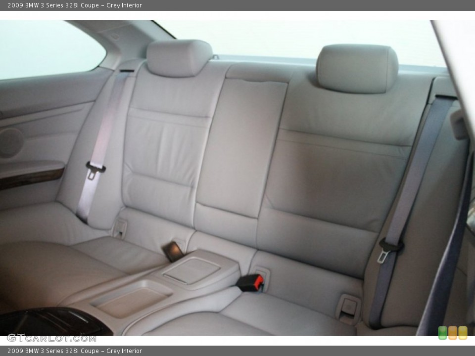 Grey Interior Rear Seat for the 2009 BMW 3 Series 328i Coupe #76822685