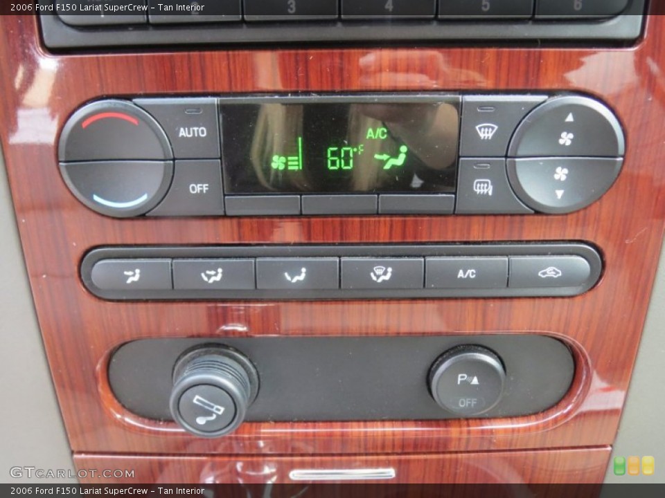 Tan Interior Controls for the 2006 Ford F150 Lariat SuperCrew #76822707