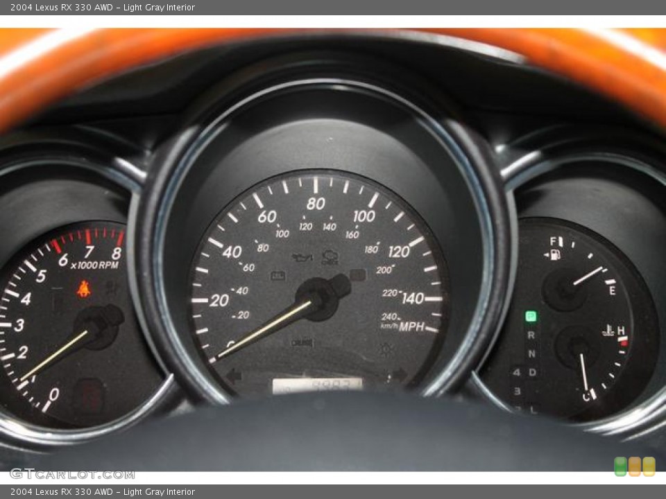 Light Gray Interior Gauges for the 2004 Lexus RX 330 AWD #76822734