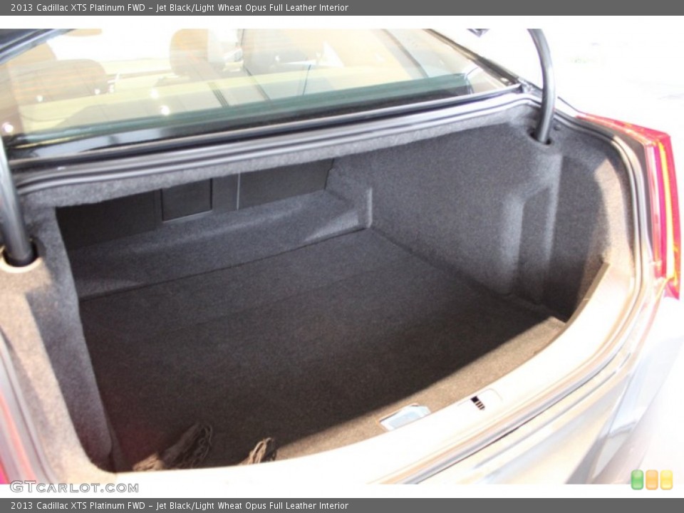 Jet Black/Light Wheat Opus Full Leather Interior Trunk for the 2013 Cadillac XTS Platinum FWD #76823916