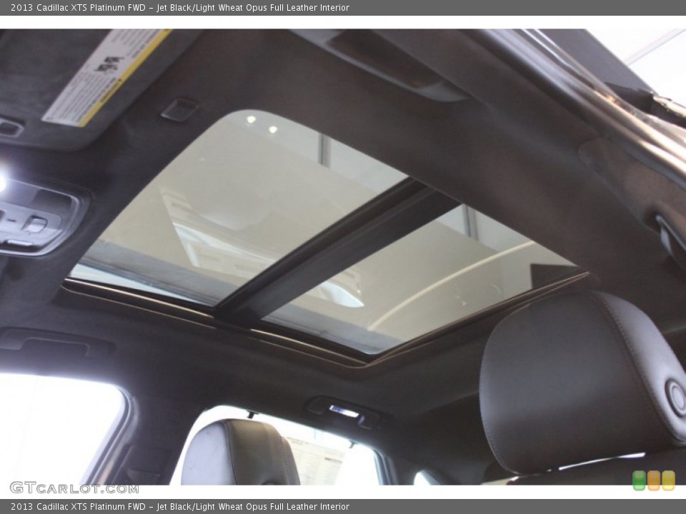 Jet Black/Light Wheat Opus Full Leather Interior Sunroof for the 2013 Cadillac XTS Platinum FWD #76823991