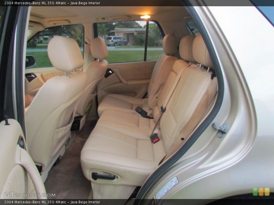Java Beige Interior Rear Seat for the 2004 Mercedes-Benz ML 350 4Matic #76824016