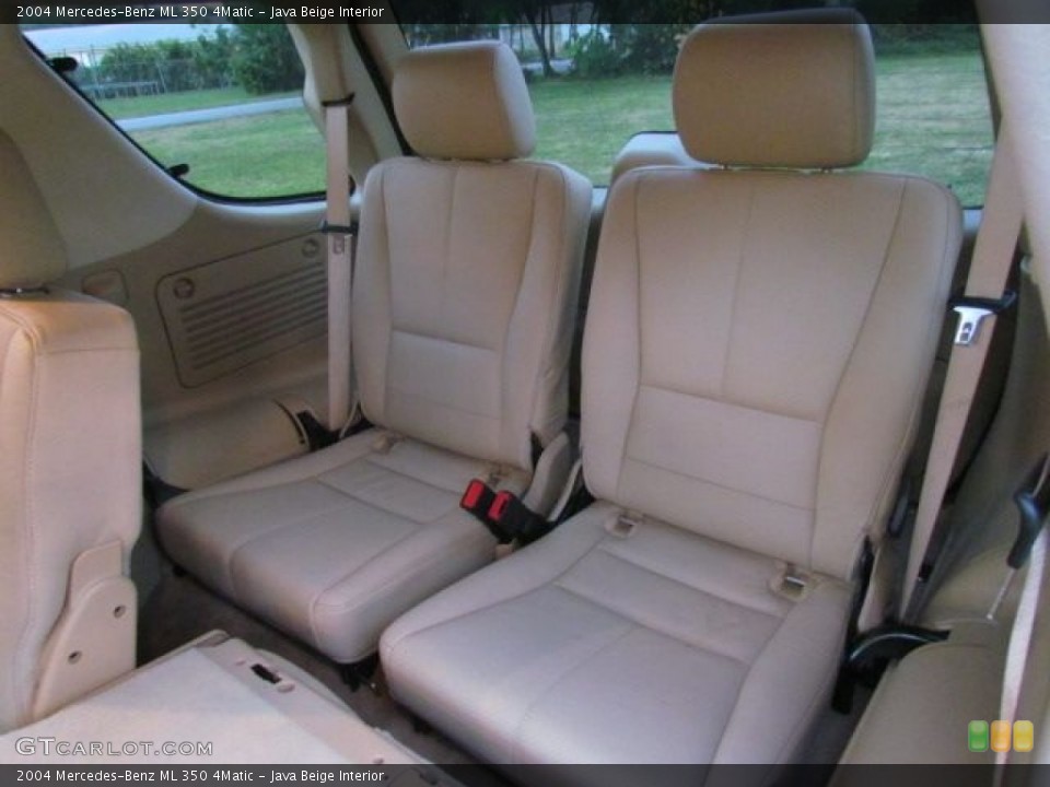 Java Beige Interior Rear Seat for the 2004 Mercedes-Benz ML 350 4Matic #76824040