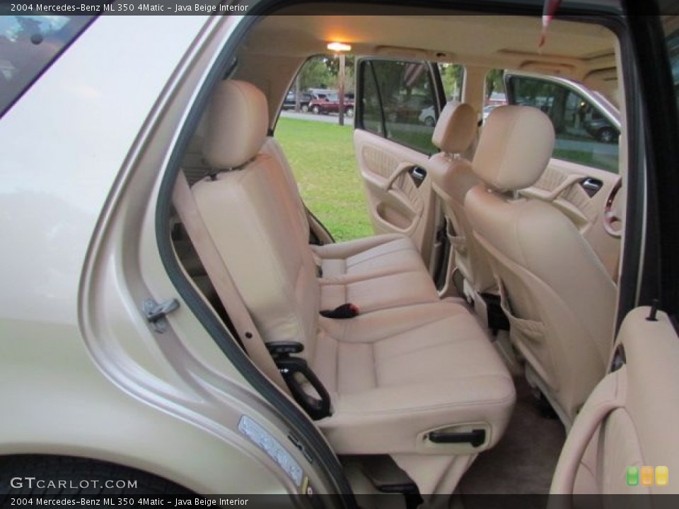 Java Beige Interior Rear Seat for the 2004 Mercedes-Benz ML 350 4Matic #76824081
