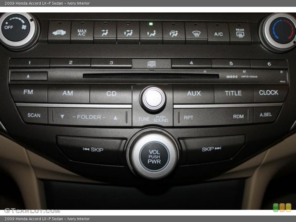 Ivory Interior Controls for the 2009 Honda Accord LX-P Sedan #76824095
