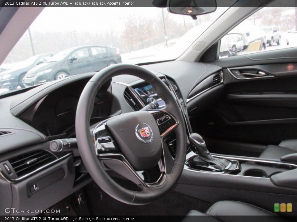 Jet Black/Jet Black Accents Interior Dashboard for the 2013 Cadillac ATS 2.0L Turbo AWD #76824213