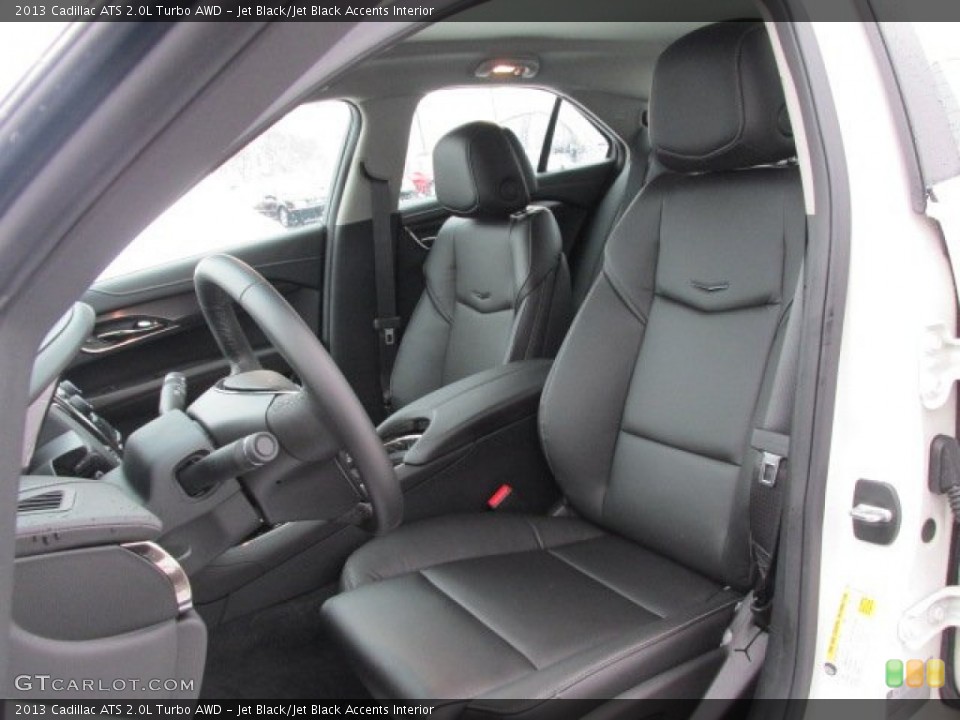 Jet Black/Jet Black Accents Interior Front Seat for the 2013 Cadillac ATS 2.0L Turbo AWD #76824234