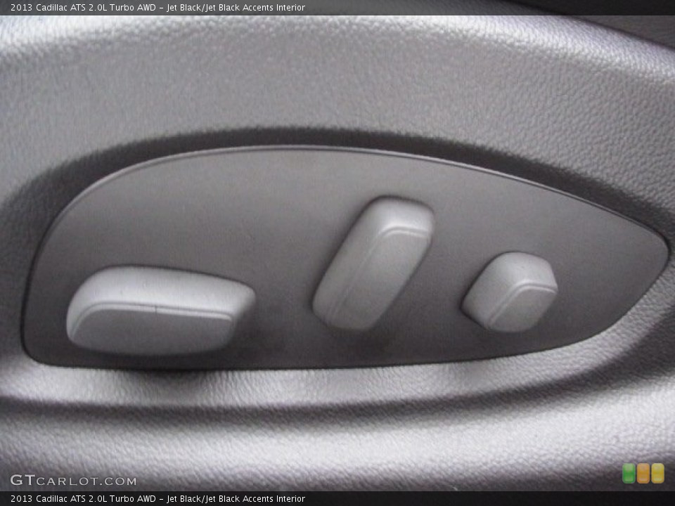 Jet Black/Jet Black Accents Interior Controls for the 2013 Cadillac ATS 2.0L Turbo AWD #76824258