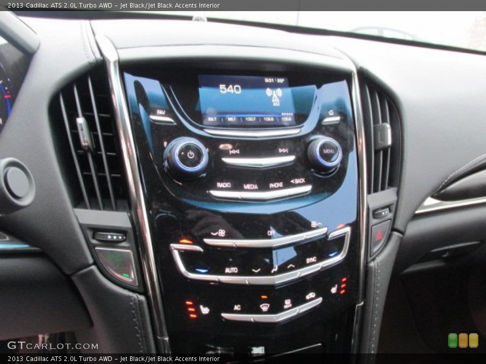 Jet Black/Jet Black Accents Interior Controls for the 2013 Cadillac ATS 2.0L Turbo AWD #76824285
