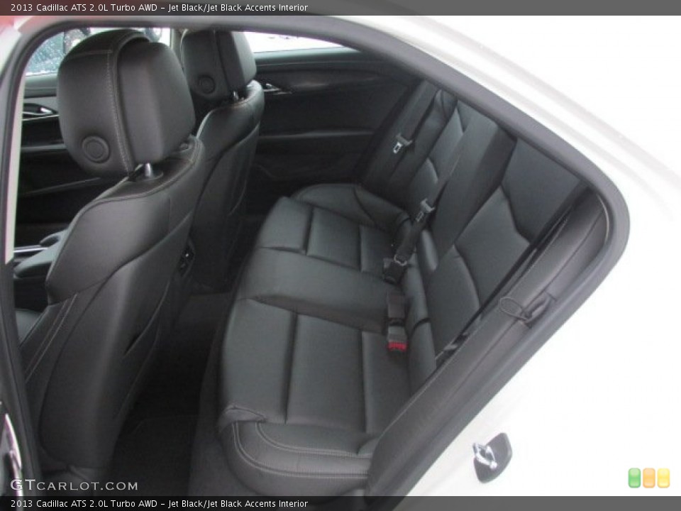 Jet Black/Jet Black Accents Interior Rear Seat for the 2013 Cadillac ATS 2.0L Turbo AWD #76824382