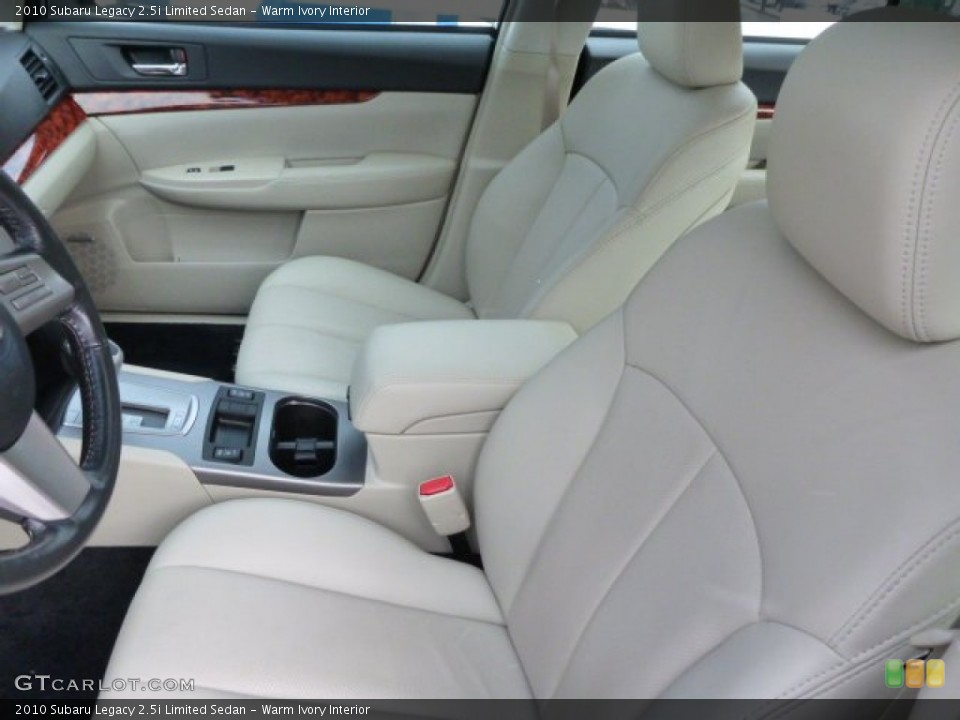 Warm Ivory Interior Front Seat for the 2010 Subaru Legacy 2.5i Limited Sedan #76824601