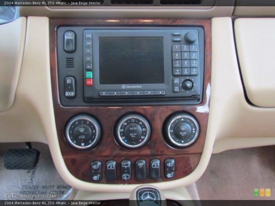 Java Beige Interior Controls for the 2004 Mercedes-Benz ML 350 4Matic #76824663