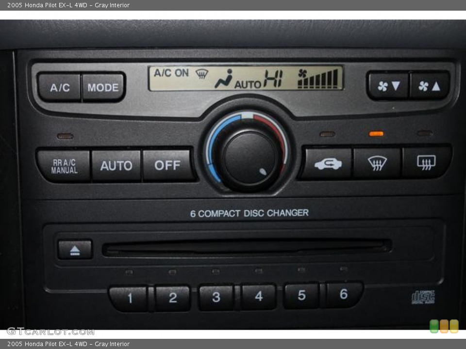 Gray Interior Controls for the 2005 Honda Pilot EX-L 4WD #76825008