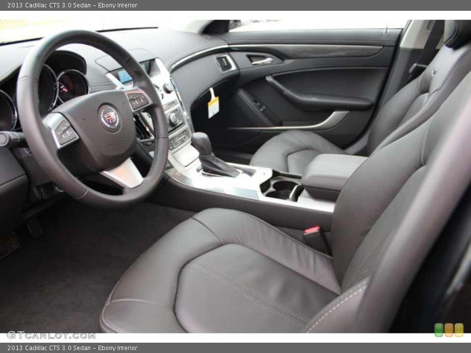 Ebony Interior Photo for the 2013 Cadillac CTS 3.0 Sedan #76825030